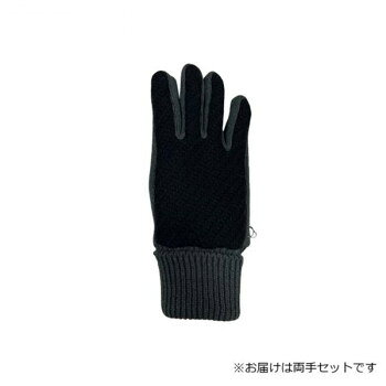 紳士用手袋 豚革コンビ手袋 25cm ブラック(4) 001271121