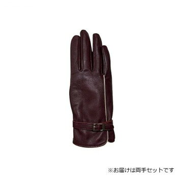 婦人用手袋 羊革 22cm ワイン(2) 001318321