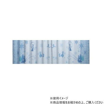 ディズニープリンセス アナと雪の女王 エルサ 横絵羽遮光カーテン 2P 100×178cm SB-699-D 【沖縄配送不可】