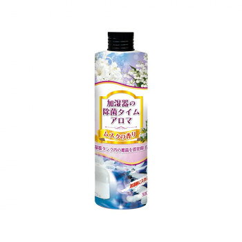 アロマの香りを楽しみながら加湿器内部の雑菌を除去します。【 使用可能な加湿器 】取り外し式タンクに水道水を注ぐ加湿器【 使用できない加湿器 】本体に直接水道水を注ぐポット型スチーム式加湿空気清浄機付き加湿器(ダイキン製・ダイニチ製)サイズ：53×53×180mm、個装サイズ：5×5×2cm重量：個装重量：350g素材・材質：香料、界面活性剤、防腐剤、除菌剤、水仕様：内容量:300ml生産国：日本