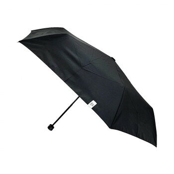 カフェディムリー 折り畳み傘 晴雨兼用 カラフル ベーシックmini ブラック JKO-430-10