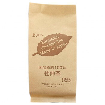 ゼンヤクノー クラフトシリーズ 国産原料100% 杜仲茶 ティーバッグ 54g(3g×18包) 003479 ×10袋セット 【北海道・沖縄・離島配送不可】