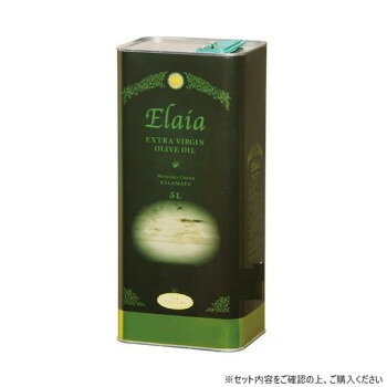 そらみつ オリーブオイル EXエライアグリーン 5L缶(海) 4個 【北海道・沖縄・離島配送不可】