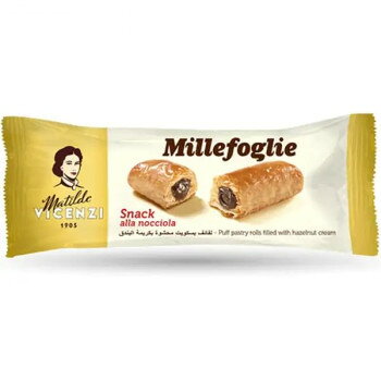 ヴィチェンチ パフぺーストリーロール ヘーゼルナッツミニ 25g 9個セット 【北海道・沖縄・離島配送不可】
