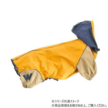 着せ易さと機能性とお洒落なカラーリングでベストセラーを続けている、WHCY自信作です。フルカバータイプのレインコートなのに驚くほど着脱がしやすく、これまで足付きに苦手意識があったワンちゃんも着せやすさ、動きやすさを是非1度お試しください。※フードは被る仕様には作られておりません。※サイズの表記は型紙寸法となります。サイズ：着丈:34cm、首周り:29cm、胸回り:44cm、股上:26cm、前足丈(体高):19.5cm、後足丈(体高):19.5cm、個装サイズ：23×24×2cm重量：個装重量：88g素材・材質：ナイロン100%ZAMZA:防・撥水・透湿仕様：対応犬種:ダックス用着脱簡単WHCYワッペン付き:防臭効果首上:リードホール付きゴム通し穴:あり左前足:反射テープ付き生産国：日本