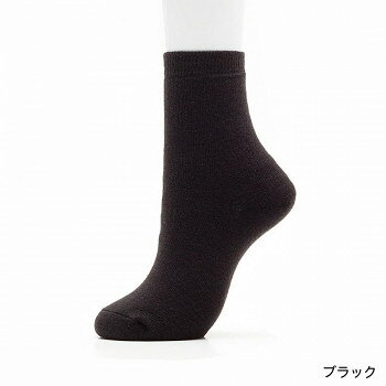 ビビエルボ メディロン 婦人あったかソックス ブラック 3820
