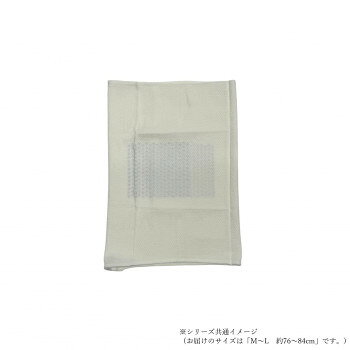 ケアオール シルクイン コットン腹巻(メンズ) M-L約76~84cm ホワイト ECR-551106