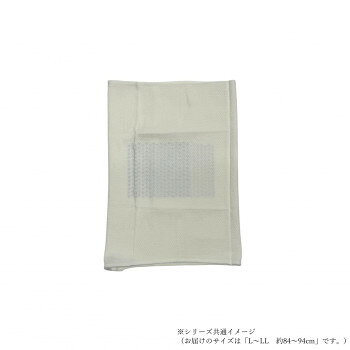 ケアオール シルクイン コットン腹巻(メンズ) L-LL約84~94cm ホワイト ECR-551151