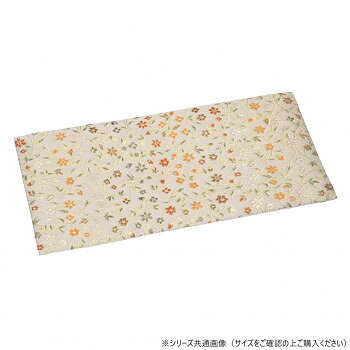 可愛らしい花柄の上置用経敷です。難焼加工が施されています。サイズ：120×300×2mm、個装サイズ：30.0×20.0×15.0cm重量：21g、個装重量：650g素材・材質：ポリエステル100%仕様：難焼加工生産国：日本
