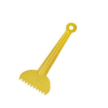 金塗装が施された、灰ならしです。サイズ：100×41×2mm、個装サイズ：30.0×20.0×15.0cm重量：6g、個装重量：650g素材・材質：鉄、表面加工/金塗装生産国：中国