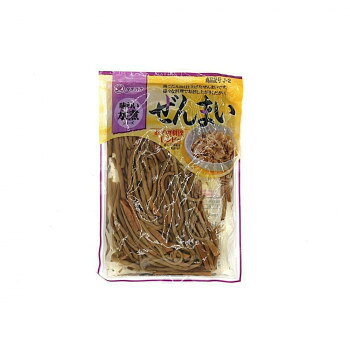 ＜＜ご注意下さい＞＞こちらの商品はメーカーよりお客様へ直接お届けの品になります。 当店での在庫はしておりません。在庫の有無はメーカー在庫のみになりますので、急な欠品や急に廃盤になる可能性がございます。こちらの商品の配送について○北海道・沖縄・離島につきましては、配送不可となりますので予めご了承お願いします。こちらの商品の包装(ラッピング)について○上記の理由(メーカーより直送)により包装はできませんので予めご了承お願いします。こちらの商品の不具合について○お届けしましたこちらの商品に不具合があった場合、商品到着日より1週間以内に当店にご連絡ください。メーカーが直接対応させて頂きます。○お客様がご自身で修理された場合、費用の負担は致しかねますので予めご了承下さい。歯ごたえ良く仕上げたぜんまいです。和え物・煮物・お吸い物の具・炒め物など様々な料理に幅広くご利用いただけます。内容量：150gサイズ：太さ約3.8mm以下、長さ約5cm以上(1切あたり)、個装サイズ：38×25×16cm重量：個装重量：11000g成分：乳酸カルシウム、pH調整剤、酸化防止剤(ビタミンC)仕様：食物アレルギー:無コンタミネーション:無参考メニュー:ぜんまいビビンバ、ぜんまいナムル、ぜんまいと豚肉の炒め物賞味:240日賞味期間：製造日より240日セット内容：150g×20個入生産国：中国栄養成分：【100gあたり】エネルギー:25kcalたんぱく質:1.7g脂質:0.1g炭水化物:6.8g食塩相当量:0.01g原材料：名称：ぜんまい水煮ぜんまい保存方法：直射日光・高温の場所は避け保存してください。製造（販売）者情報：タチバナ食品株式会社群馬県高崎市西島町418-7