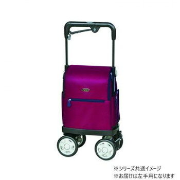 ＜＜ご注意下さい＞＞こちらの商品はメーカーよりお客様へ直接お届けの品になります。 当店での在庫はしておりません。在庫の有無はメーカー在庫のみになりますので、急な欠品や急に廃盤になる可能性がございます。こちらの商品の配送について○北海道・沖縄・離島につきましては、配送不可となりますので予めご了承お願いします。こちらの商品の包装(ラッピング)について○上記の理由(メーカーより直送)により包装はできませんので予めご了承お願いします。こちらの商品の不具合について○お届けしましたこちらの商品に不具合があった場合、商品到着日より1週間以内に当店にご連絡ください。メーカーが直接対応させて頂きます。○お客様がご自身で修理された場合、費用の負担は致しかねますので予めご了承下さい。ショッピングカートです。手元で駐車ブレーキ操作ができます。ボタンを押して高さ6段階調節が可能。開口部が広いため、荷物の出し入れが楽です。レインカバー付きで車体を雨やほこりから守ります。※お届けは左手用になります。※買い物などを入れて運ぶための商品であり、歩行の補助としては使用できません。※シルバーカー、歩行者、杖の代わりとして使用することはできません。サイズ：幅210×奥行380×高さ648〜860mm、バッグ:幅265×奥行160×高さ370mm、個装サイズ：39×21×67cm重量：2.6kg、個装重量：3400g素材・材質：本体:アルミ・合成樹脂バッグ:ポリエステル車輪:EVA樹脂(135mm)仕様：SGマーク取得済み積載量:6kg内容量:約15リットル生産国：製造:台湾 組立:日本