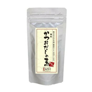 ＜＜ご注意下さい＞＞こちらの商品はメーカーよりお客様へ直接お届けの品になります。 当店での在庫はしておりません。在庫の有無はメーカー在庫のみになりますので、急な欠品や急に廃盤になる可能性がございます。こちらの商品の配送について○北海道・沖縄・離島につきましては、配送不可となりますので予めご了承お願いします。こちらの商品の包装(ラッピング)について○上記の理由(メーカーより直送)により包装はできませんので予めご了承お願いします。こちらの商品の不具合について○お届けしましたこちらの商品に不具合があった場合、商品到着日より1週間以内に当店にご連絡ください。メーカーが直接対応させて頂きます。○お客様がご自身で修理された場合、費用の負担は致しかねますので予めご了承下さい。食塩・化学調味料を使用せずに仕上げた顆粒だしです。調味料を使用していないので、鰹本来の味が楽しめます。離乳食や塩分を控えたお食事にもお使いいただけます。調味料としてお吸い物、天つゆ、味噌汁、パスタ、チャーハンなど様々な用途でご使用いただけます。※沖縄、離島には配送できません。※一部配送ができない地域や配送曜日が限定されている地域がございますので、予めご了承ください。※原料に由来する塩分は含まれております。内容量：50gサイズ：個装サイズ：30×15×30cm重量：個装重量：1120g仕様：賞味期間：製造日より540日セット内容：20パック生産国：日本原材料：名称：かつおだしの素かつおのふし(国産)、ビートグラニュ糖、酵母エキス、昆布パウダー、でん粉保存方法：直射日光・高温多湿を避けて常温で保存してください。製造（販売）者情報：【製造者】ちきり清水商店株式会社静岡県焼津市大住399-1