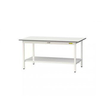 ＜＜ご注意下さい＞＞こちらの商品はメーカーよりお客様へ直接お届けの品になります。 当店での在庫はしておりません。在庫の有無はメーカー在庫のみになりますので、急な欠品や急に廃盤になる可能性がございます。こちらの商品の配送について○北海道・沖縄・離島につきましては、配送不可となりますので予めご了承お願いします。こちらの商品の包装(ラッピング)について○上記の理由(メーカーより直送)により包装はできませんので予めご了承お願いします。こちらの商品の不具合について○お届けしましたこちらの商品に不具合があった場合、商品到着日より1週間以内に当店にご連絡ください。メーカーが直接対応させて頂きます。○お客様がご自身で修理された場合、費用の負担は致しかねますので予めご了承下さい。座り作業で使いやすい高さH740mmのワークテーブルです。均等耐荷重は150kgで軽作業に最適です。明るいシルキーホワイト色はどんな環境にもマッチします。【お取扱いについて】この商品の脚には、スリット穴がありません。中間棚の取付はできませんので予めご了承ください。●お届けは4個口です。(注意事項)■個人宅・北海道・沖縄県・離島・特別地域(路線混載便の配達不可地域)への発送は別途送料がかかります。■路線混載便の配達不可地域・帰還困難地域・その他4t車通行不可・駐車不可の場所・建設現場等の特別地域など一部配達不可の地域がございますのでご了承下さい。■配達場所によって、お届け日の延期および別途送料が発生する場合があります。■路線混載便にて出荷、車上部材渡し迄となります。ドライバーは荷下ろしのお手伝いを行いませんので、お客様にて荷受け、荷下ろし、搬入組立設置をお願いいたします。■ご注文者様が商品の受領に応じずに持ち戻りになった場合、実費をご請求させていただく場合があります。■お客様都合による返品・キャンセルは原則承っておりません。■この商品は大型商品のため、お届け日時(着日指定・時間指定など)のご指定、および配送業者のご指定は承っておりません。■土曜日/日曜日/祝祭日、およびゴールデンウイーク/お盆期間/年末年始等の長期休暇期間内の配達は承っておりません。サイズ：W1500×D750×H740mm、個装サイズ：77×153×4cm重量：37.8kg/台、個装重量：15400g素材・材質：低圧メラミン天板(19mm厚)仕様：耐荷重:150kg塗装色:シルキーホワイト色生産国：日本