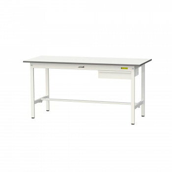 山金工業(YamaTec) SUP-1560U-WW ワークテーブル150シリーズ 固定式 キャビネット付 (H740mm) 1500×600mm 