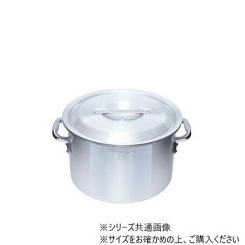 IH対応アルミ半寸胴鍋(目盛付) 21cm IALHZND021 【沖縄配送不可】