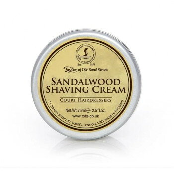 Taylor of Old Bond Street テイラー サンダルウッドシェービングクリーム 75ml