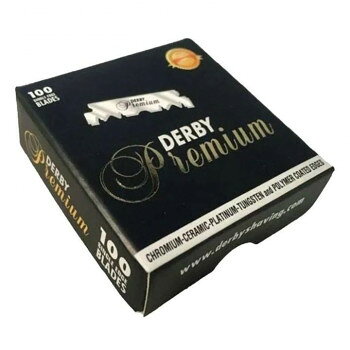 Derby ダービープレミアム 片刃カミソリ(カミソリ替刃) 100枚入