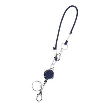 国産レザー デュン dunn reel strap リールストラップ ブルーブラック DRS01