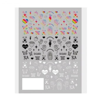 TSUMEKIRA(ツメキラ) ネイルシール BritneyTOKYOプロデュース Carnival Multi colors NN-BTK-024