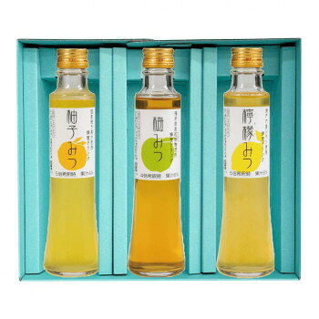 ＜＜ご注意下さい＞＞こちらの商品はメーカーよりお客様へ直接お届けの品になります。 当店での在庫はしておりません。在庫の有無はメーカー在庫のみになりますので、急な欠品や急に廃盤になる可能性がございます。こちらの商品の配送について○北海道・沖縄・離島につきましては、配送不可となりますので予めご了承お願いします。こちらの商品の包装(ラッピング)について○上記の理由(メーカーより直送)により包装はできませんので予めご了承お願いします。こちらの商品の不具合について○お届けしましたこちらの商品に不具合があった場合、商品到着日より1週間以内に当店にご連絡ください。メーカーが直接対応させて頂きます。○お客様がご自身で修理された場合、費用の負担は致しかねますので予めご了承下さい。はちみつと天然果汁から作りました。素材の良さを引き出し、美容や健康にも嬉しいハニードリンクです。冷水や炭酸水、焼酎などで割ったり、フルーツソースとしてヨーグルトに、またお料理の隠し味としてもお楽しみいただけます。※果汁成分が浮遊・沈殿する場合がありますが、品質には問題ありません。※開封後は冷蔵庫で保存してください。※原料に蜂蜜を使用しています。1歳未満の乳児には与えないでください。内容量：200ml(1本あたり)サイズ：個装サイズ：15×15×15cm重量：個装重量：630g仕様：【使用方法】柚子みつ・檸檬みつ:5倍希釈梅みつ:4倍希釈賞味期間：製造日より360日セット内容：3本入生産国：日本栄養成分：原液100ml当り(推定値)柚子みつ:熱量359kcal、たんぱく質0.3g、脂質0.0g、炭水化物89.6g、食塩相当量0.01g梅みつ:熱量285kcal、たんぱく質0.4g、脂質0.0g、炭水化物70.8g、食塩相当量0.03g檸檬みつ:熱量251kcal、たんぱく質0.0g、脂質0.0g、炭水化物62.7g、食塩相当量0.01g原材料：名称：清涼飲料水(ハニードリンク)柚子みつ:精製はちみつ(国内製造)、はちみつ、柚子果汁梅みつ:精製はちみつ(国内製造)、梅、はちみつはちみつ酢檸檬みつ:精製はちみつ(国内製造)、レモン果汁、はちみつ保存方法：直射日光を避け常温保存してください。製造（販売）者情報：金澤やまぎし養蜂場株式会社石川県金沢市浅川町ホ80