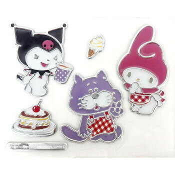 三金商事 カラフル チャームステッカー サンリオ SWIMMER×SANRIO マイメロディ・クロミ 5個セット SS0443