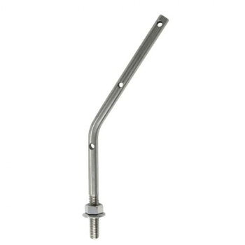 プロテクト 防鳥ワイヤー用 支柱・台座 SUS支柱くの字 高さ130mm 3段 100本 1袋 【北海道・沖縄・離島配送不可】