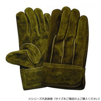 喜多 カラー皮手 牛本革背縫い ソフトオイル加工 M オリーブ No8053 【沖縄配送不可】