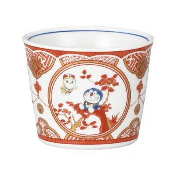 華やかな色絵が特徴のドラえもん九谷焼そばちょこです。大人の方でもお楽しみいただけます。サイズ：直径81×65mm、個装サイズ：10×20×10cm重量：個装重量：300g素材・材質：磁器仕様：(C)Fujiko-ProShogakukanTV-AsahiShin-eiand ADK生産国：日本
