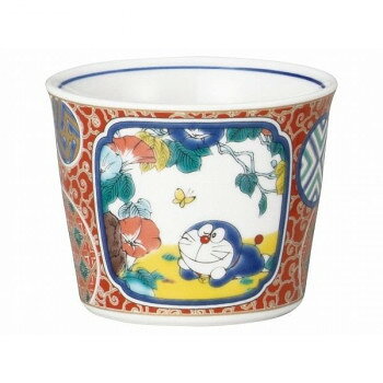 金正陶器 ドラえもん九谷焼そばちょこ (庄三風彩色金欄手) 008159