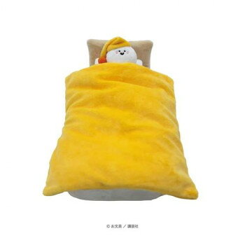 ＜＜ご注意下さい＞＞こちらの商品はメーカーよりお客様へ直接お届けの品になります。 当店での在庫はしておりません。在庫の有無はメーカー在庫のみになりますので、急な欠品や急に廃盤になる可能性がございます。こちらの商品の配送について○北海道・沖縄・離島につきましては、配送不可となりますので予めご了承お願いします。こちらの商品の包装(ラッピング)について○上記の理由(メーカーより直送)により包装はできませんので予めご了承お願いします。こちらの商品の不具合について○お届けしましたこちらの商品に不具合があった場合、商品到着日より1週間以内に当店にご連絡ください。メーカーが直接対応させて頂きます。○お客様がご自身で修理された場合、費用の負担は致しかねますので予めご了承下さい。布団をめくると、ティッシュを取り出せる仕様。ちょこんと小さいナイトキャップを被った姿に癒されます。※ティッシュは付属しません。サイズ：約H11×W25×D15cm、個装サイズ：15×25×11cm重量：個装重量：200g仕様：(C)お文具/講談社収納可能ティッシュボックスサイズ:H4.5×W23×D11.5cm以下生産国：中国