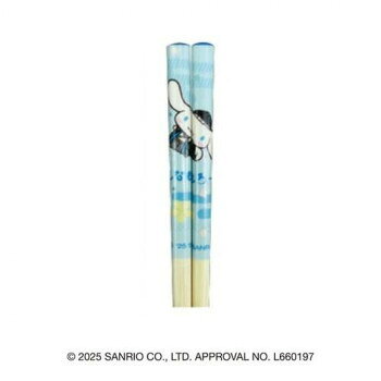 可愛くて使いやすい、滑り止め加工が施された竹箸です。サイズ：H21cm、個装サイズ：2×3×21cm重量：個装重量：15g仕様：(C)2025 SANRIO CO.LTD.APPROVAL NO.L660197生産国：中国
