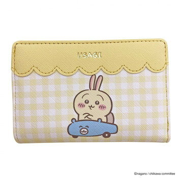 ちいかわ ファスナー財布 イエロー(うさぎ)CHI11-1