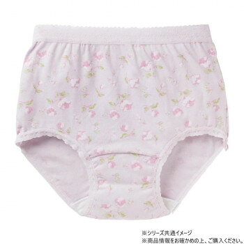 ケアファッション 安心快適 花柄ショーツ (婦人) パープル M 80040111
