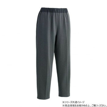 ケアファッション おしりスルッとカチオンライトパンツ (婦人) グレー L(股下55cm) 8988042 【北海道・沖縄・離島配送不可】