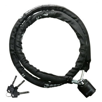 リード工業 SQUARE CHAIN LOCK スクエア チェーンロック ブラック LC-404A 【沖縄配送不可】