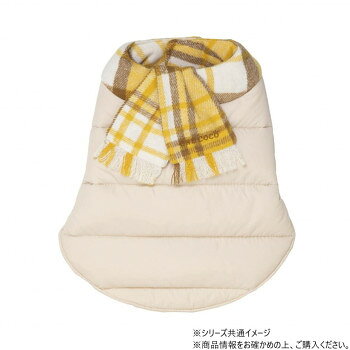 Down muffler-ダウンマフラー ドッグウェアライトベージュ Mサイズ DG-DWM01-M