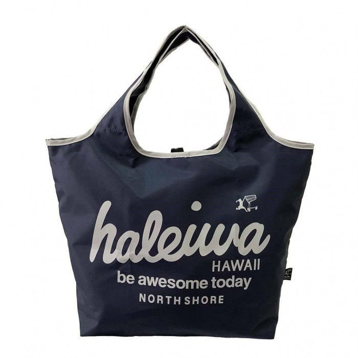 HALEIWAでハッピーショッピング!ブランドロゴが大きくプリントされたエコバッグは、POPなカラーリングで毎日のお買い物が楽しくなること間違いなし!軽くてコンパクトになるから、バッグに入れてもかさばらず持ち運びに便利。サイズ：約タテ35×ヨコ35×マチ15cm、個装サイズ：19.1×17.5×3.1cm重量：約130g、個装重量：140g素材・材質：ポリエステル生産国：中国