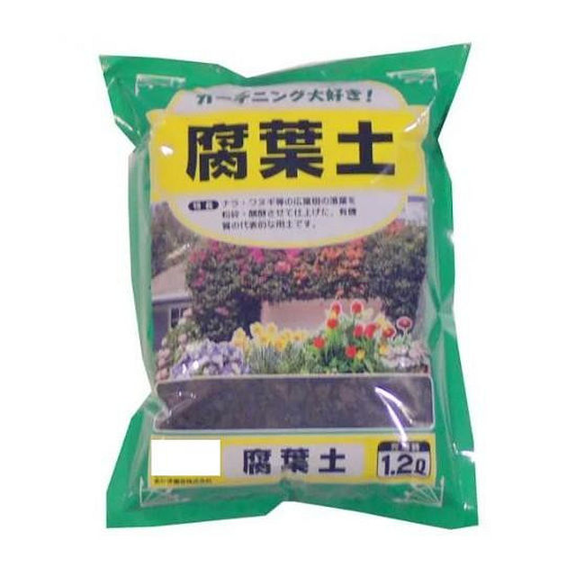 ＜＜ご注意下さい＞＞こちらの商品はメーカーよりお客様へ直接お届けの品になります。 当店での在庫はしておりません。在庫の有無はメーカー在庫のみになりますので、急な欠品や急に廃盤になる可能性がございます。こちらの商品の配送について○北海道・沖縄・離島につきましては、配送不可となりますので予めご了承お願いします。こちらの商品の包装(ラッピング)について○上記の理由(メーカーより直送)により包装はできませんので予めご了承お願いします。こちらの商品の不具合について○お届けしましたこちらの商品に不具合があった場合、商品到着日より1週間以内に当店にご連絡ください。メーカーが直接対応させて頂きます。○お客様がご自身で修理された場合、費用の負担は致しかねますので予めご了承下さい。上質な広葉・落葉樹の葉を、粉砕・発酵熟成させて仕上げた有機質の代表的な用土です。草花・観葉・野菜・菊・庭木をはじめ、殆どの植物に2割〜3割配合。※梱包時破損防止のため別商品の袋を再利用し梱包することがございます。※離島への配送はお受けできません。サイズ：縦24×横18×高さ3cm、個装サイズ：48×18×45cm重量：350g、個装重量：10500g仕様：容量:1.2Lセット内容：30袋入生産国：原料原産国:東南アジア、製造国:日本