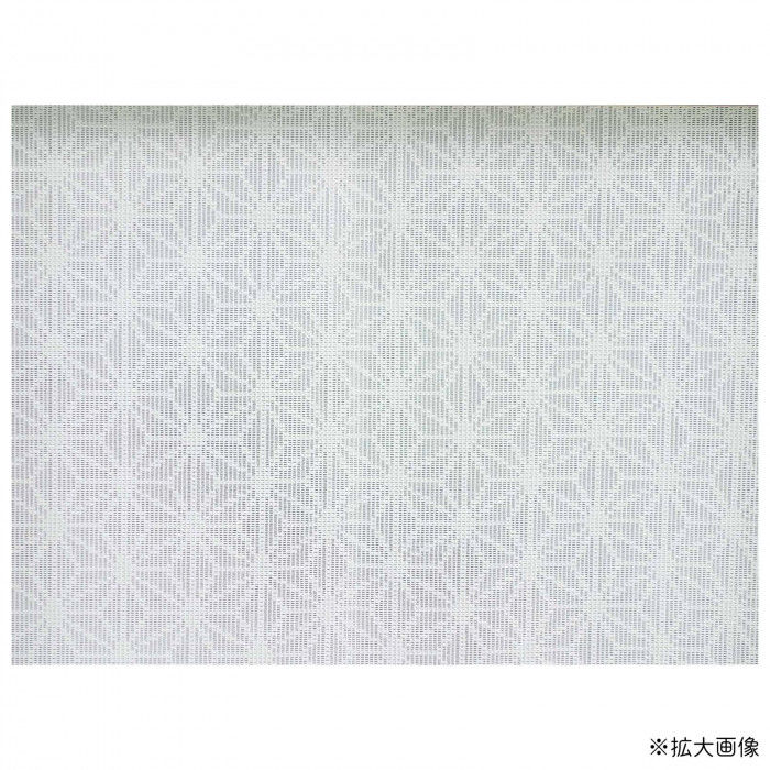光と風を感じる障子レース麻の葉柄 2枚組 98×185cm ホワイト SY-2384 【沖縄配送不可】
