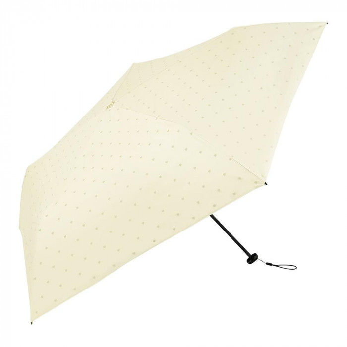 傘の骨は軽くて丈夫なカーボン。わずか120gのため持ち運びに便利。サイズ：(約)全長:49cm、折り畳み時の全長:22cm、親骨の長さ:50cm、直径:82cm、個装サイズ：23×11×6cm重量：約120g、個装重量：130g素材・材質：ポリエステル100%親骨:アルミ、カーボンハンドル:プラスチック仕様：骨の数:5本生産国：中国