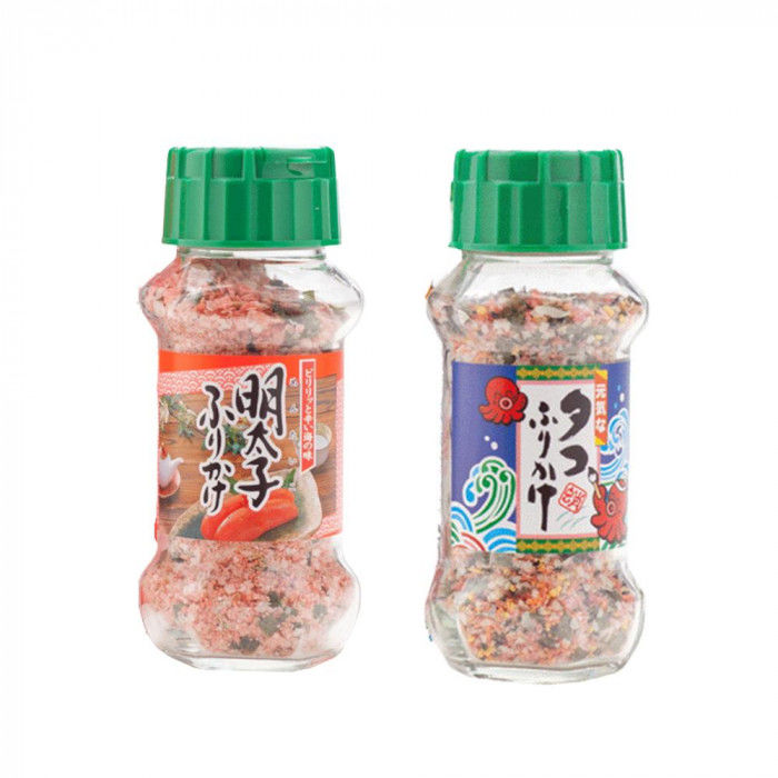 ＜＜ご注意下さい＞＞こちらの商品はメーカーよりお客様へ直接お届けの品になります。 当店での在庫はしておりません。在庫の有無はメーカー在庫のみになりますので、急な欠品や急に廃盤になる可能性がございます。こちらの商品の配送について○北海道・沖縄・離島につきましては、配送不可となりますので予めご了承お願いします。こちらの商品の包装(ラッピング)について○上記の理由(メーカーより直送)により包装はできませんので予めご了承お願いします。こちらの商品の不具合について○お届けしましたこちらの商品に不具合があった場合、商品到着日より1週間以内に当店にご連絡ください。メーカーが直接対応させて頂きます。○お客様がご自身で修理された場合、費用の負担は致しかねますので予めご了承下さい。あたたかいご飯におむすび、お弁当にふりかけて、お召し上がりください。【明太子ふりかけ】ごはんのともとして定評のある明太子(すけとうだらの卵)をふりかけにしました。【タコふりかけ】赤色を基調とし、たこの風味を生かしたふりかけです。たんぱく質やカルシウムが豊富な「たこふりかけ」です。内容量：明太子ふりかけ(85g)・タコふりかけ(85g)×各15個サイズ：個装サイズ：34.8×17.2×43.5cm重量：個装重量：12000g仕様：賞味期間：製造日より360日生産国：日本栄養成分：栄養成分表(100g当たり)【明太子ふりかけ】熱量:322kcal、たんぱく質:8.8g、脂質:0.6g、炭水化物:70.4g、食塩相当量:13.5g【タコふりかけ】熱量:417kcal、たんぱく質:15.8g、脂質:14.2g、炭水化物:56.4g、食塩相当量:9.4g、カルシウム:260mg原材料：名称：ふりかけ【明太子ふりかけ】でん粉(国内製造)、ぶどう糖、ポテトフレーク、食塩、パン粉、発酵調味料、青のり風味顆粒、辛子明太子、オキアミエキス、砂糖、醤油、のり、香辛料、鰹節粉末、デキストリン、鰹エキス粉末、トマトパウダー、かつお風味調味料、蛋白加水分解物/加工でん粉、調味料(アミノ酸等)、着色料(カロチノイド、ラック、紅麹、カラメル)、香料、酸味料、香辛料、甘味料(ステビア、カンゾウ)、(一部に乳成分・小麦・大豆を含む)【タコふりかけ】炒りごま(国内製造)、卵風味顆粒(乳糖、コーンスターチ、卵黄末、砂糖、その他)、ポテトフレーク、鮭風味顆粒(乳糖、砂糖、食塩、鮭パウダー)、パン粉、乾燥たこ風味かまぼこ(鱈すり身、でん粉、その他)、たらこ風味顆粒、砂糖、食塩、のり、でん粉、発酵調味料、乾燥タコチップ、魚醤、和風調味料、デキストリン、野菜エキス、酵母エキス/調味料(アミノ酸等)、加工でん粉、ソルビット、着色料(カロチノイド、紅麹、カラメル)、香料、酸化防止剤(V.E)、(一部に卵・乳成分・小麦・かに・いか・さけ・さば・大豆・豚肉・ごまを含む)アレルギー表示：卵、乳、小麦、かに、いか、ごま、さけ、さば、大豆、豚肉（原材料の一部に含んでいます）保存方法：直射日光などの高温や多湿を避けて、保存してください。製造（販売）者情報：製造者:株式会社みなり広島県東広島市河内町下河内636