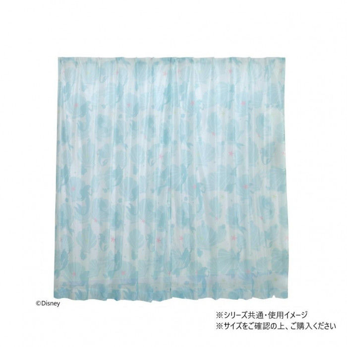 ディズニープリンセス リトルマーメイド アリエル レースカーテン 100×133cm 2枚セット SB-712-D 【沖縄配送不可】