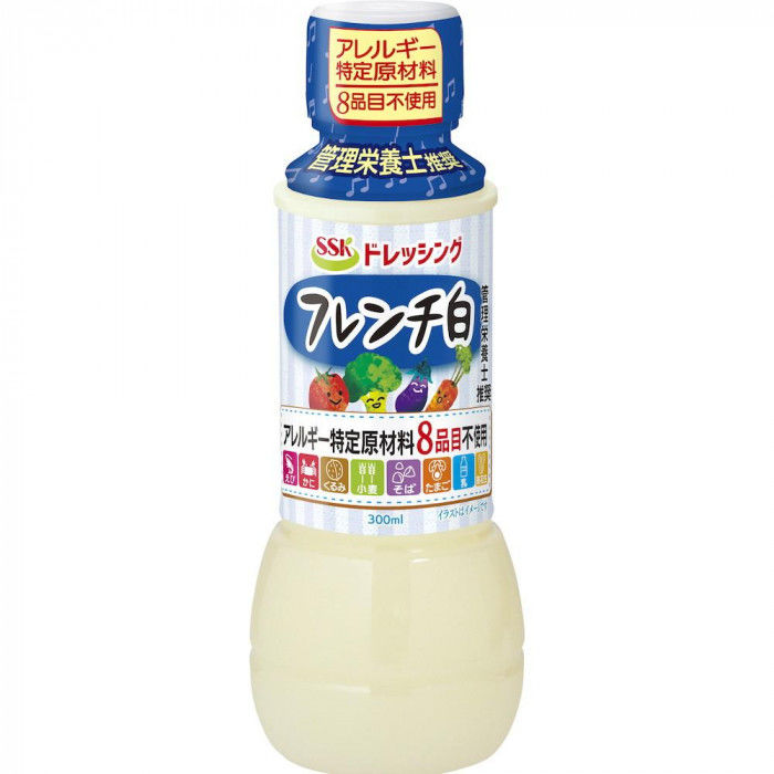 ＜＜ご注意下さい＞＞こちらの商品はメーカーよりお客様へ直接お届けの品になります。 当店での在庫はしておりません。在庫の有無はメーカー在庫のみになりますので、急な欠品や急に廃盤になる可能性がございます。こちらの商品の配送について○北海道・沖縄・離島につきましては、配送不可となりますので予めご了承お願いします。こちらの商品の包装(ラッピング)について○上記の理由(メーカーより直送)により包装はできませんので予めご了承お願いします。こちらの商品の不具合について○お届けしましたこちらの商品に不具合があった場合、商品到着日より1週間以内に当店にご連絡ください。メーカーが直接対応させて頂きます。○お客様がご自身で修理された場合、費用の負担は致しかねますので予めご了承下さい。レモン果汁を使用し、さっぱりと仕上げたフレンチドレッシングです。※栄養成分の表示値は、目安です。内容量：300mlサイズ：個装サイズ：27×20×19cm重量：個装重量：4400g仕様：賞味期間：製造日より270日セット内容：12個入生産国：日本栄養成分：100gあたりエネルギー361kcal、たんぱく質0.1g、脂質34.8g、炭水化物11.3g、食塩相当量3.9g原材料：名称：乳化液状ドレッシング食用植物油脂(国内製造)、糖類(果糖ぶどう糖液糖、砂糖)、醸造酢、食塩、酵母エキス、濃縮レモン果汁/増粘剤(キサンタン)、香料、香辛料抽出物保存方法：常温で保存してください。製造（販売）者情報：エスエスケイフーズ株式会社静岡工場:静岡県焼津市高新田477-1藤枝工場:静岡県藤枝市高田957-1