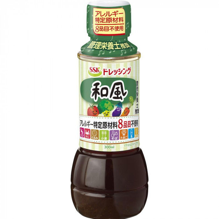 ＜＜ご注意下さい＞＞こちらの商品はメーカーよりお客様へ直接お届けの品になります。 当店での在庫はしておりません。在庫の有無はメーカー在庫のみになりますので、急な欠品や急に廃盤になる可能性がございます。こちらの商品の配送について○北海道・沖縄・離島につきましては、配送不可となりますので予めご了承お願いします。こちらの商品の包装(ラッピング)について○上記の理由(メーカーより直送)により包装はできませんので予めご了承お願いします。こちらの商品の不具合について○お届けしましたこちらの商品に不具合があった場合、商品到着日より1週間以内に当店にご連絡ください。メーカーが直接対応させて頂きます。○お客様がご自身で修理された場合、費用の負担は致しかねますので予めご了承下さい。たまねぎとかつお節の風味を効かせた和風ドレッシングです。※栄養成分の表示値は、目安です。内容量：300mlサイズ：個装サイズ：27×21×19cm重量：個装重量：4500g仕様：賞味期間：製造日より360日セット内容：12個入生産国：日本栄養成分：100gあたりエネルギー239kcal、たんぱく質1.8g、脂質20.3g、炭水化物11.6g、食塩相当量4.3g原材料：名称：分離液状ドレッシング食用植物油脂(国内製造)、醤油、糖類(果糖ぶどう糖液糖、砂糖)、醸造酢、たまねぎ、食塩、かつお節エキス、にんにく加工品、酵母エキス、乾燥たまねぎ、しいたけエキス、香辛料/増粘剤(キサンタン)、(一部に大豆を含む)アレルギー表示：大豆（原材料の一部に含んでいます）保存方法：常温で保存してください。製造（販売）者情報：エスエスケイフーズ株式会社静岡工場:静岡県焼津市高新田477-1藤枝工場:静岡県藤枝市高田957-1