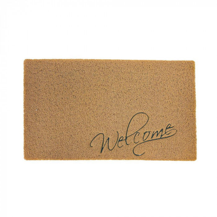 SOW ふかふかテラスマット WELCOME NA 75×45cm CWLN4733 【北海道・沖縄・離島配送不可】