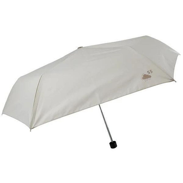 折りたたみの雨傘は、使った後も意外と収納に困るもの。乾くまで干しておければいいけれど、移動の間はそうもいかない。だからと言って濡れたまま収納袋に戻したり、バッグに入れるのも嫌。そんな時に便利な、クリアなビニル素材で出来た収納ケース付きです。濡れたまま傘を入れたって、後で拭けば問題なし。見た目も中のデザインが見えて、おしゃれな雰囲気。サイズ：開いた状態:親骨55×直径97×全長56cm、収納時:(約)全長26×ケース横幅8cm、個装サイズ：15×5×5cm重量：220g、個装重量：300g素材・材質：生地:ポリエステル手元:PP黒仕様：強風対応親骨本数:6本開閉タイプ:手開き生産国：中国