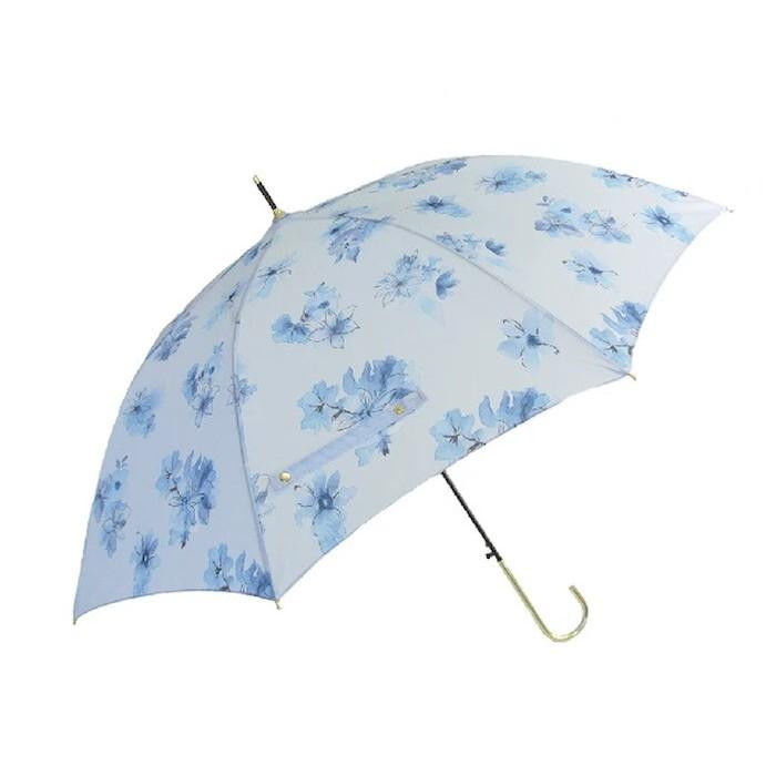 ＜＜ご注意下さい＞＞こちらの商品はメーカーよりお客様へ直接お届けの品になります。 当店での在庫はしておりません。在庫の有無はメーカー在庫のみになりますので、急な欠品や急に廃盤になる可能性がございます。こちらの商品の配送について○北海道・沖縄・離島につきましては、配送不可となりますので予めご了承お願いします。こちらの商品の包装(ラッピング)について○上記の理由(メーカーより直送)により包装はできませんので予めご了承お願いします。こちらの商品の不具合について○お届けしましたこちらの商品に不具合があった場合、商品到着日より1週間以内に当店にご連絡ください。メーカーが直接対応させて頂きます。○お客様がご自身で修理された場合、費用の負担は致しかねますので予めご了承下さい。水彩画のような柔らかく淡い色彩の花柄がフェミニンかつ華やかさを印象付けるレディース傘です。ハンドルはスタイリッシュなゴールドアルミ仕様です。親骨には、軽くて丈夫なグラスファイバーを使用しております。サイズ：58cm、個装サイズ：60×5×5cm重量：個装重量：500g素材・材質：生地:ポリエステル手元:アルミ(ゴールド)仕様：58cmジャンプ親骨グラスファイバー生産国：中国