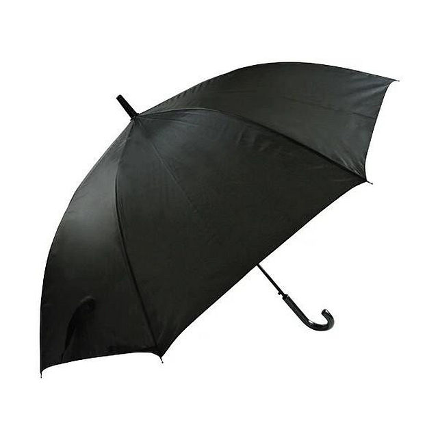 ＜＜ご注意下さい＞＞こちらの商品はメーカーよりお客様へ直接お届けの品になります。 当店での在庫はしておりません。在庫の有無はメーカー在庫のみになりますので、急な欠品や急に廃盤になる可能性がございます。こちらの商品の配送について○北海道・沖縄・離島につきましては、配送不可となりますので予めご了承お願いします。こちらの商品の包装(ラッピング)について○上記の理由(メーカーより直送)により包装はできませんので予めご了承お願いします。こちらの商品の不具合について○お届けしましたこちらの商品に不具合があった場合、商品到着日より1週間以内に当店にご連絡ください。メーカーが直接対応させて頂きます。○お客様がご自身で修理された場合、費用の負担は致しかねますので予めご了承下さい。男性用のポピュラーなサイズ70cmの雨傘です。親骨には軽くて丈夫なグラスファイバーを使用。ハンドルは黒仕様です。サイズ：親骨の長さ:70cm、個装サイズ：70×5×5cm重量：個装重量：500g素材・材質：ポリエステル100%生産国：中国