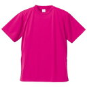 UVカット吸汗速乾ドライ Tシャツ CB5900 トロピカルピンク XL 〔 5枚セット 〕【代引不可】【北海道・沖縄・離島配送不可】